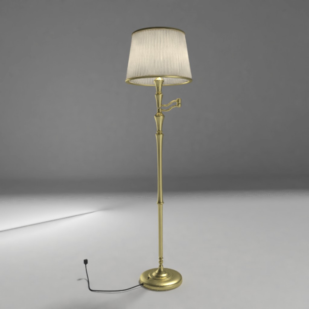 Traditional Swing-Arm Floor Lamp preview image 2